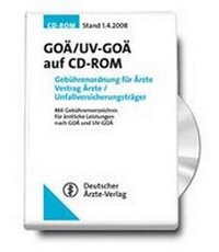Enlarge image Cover: GOÄ/UV-GOÄ auf CD-ROM - Deutscher Ärzteverlag