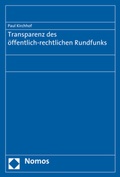 Cover: Transparenz des &ouml;ffentlich-rechtlichen Rundfunks - Nomos