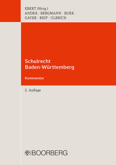Abbildung von: Schulrecht Baden-Württemberg - Boorberg