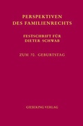 Cover: Perspektiven des Familienrechts - Gieseking