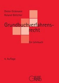 Abbildung von: Grundbuchverfahrensrecht - Gieseking