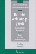 Cover: Betriebsverfassungsgesetz Gemeinschaftskommentar - Luchterhand