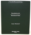 Cover: Vorschriftensammlung Haushaltsrecht Rheinland-Pfalz - Maximilian-Verlag