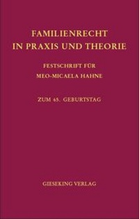 Abbildung von: Familienrecht in Praxis und Theorie - Gieseking