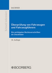 Abbildung von: Überprüfung von Fahrzeugen und Fahrzeugführern - Boorberg