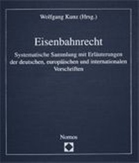 Abbildung von: Eisenbahnrecht - Nomos