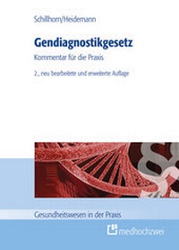 Abbildung von: Gendiagnostikgesetz - medhochzwei Verlag