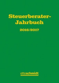 Abbildung von: Steuerberater-Jahrbuch 2016/2017 - Otto Schmidt Verlag