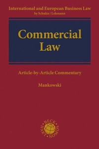 Enlarge image Cover: Commercial Law - C.H.BECK