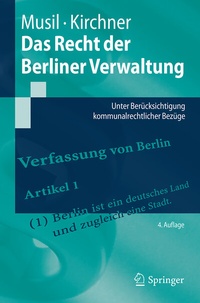 Abbildung von: Das Recht der Berliner Verwaltung - Springer