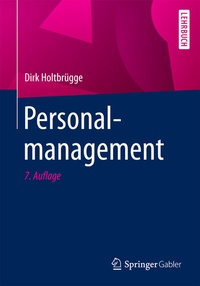 Enlarge image Cover: Personalmanagement - Springer Gabler