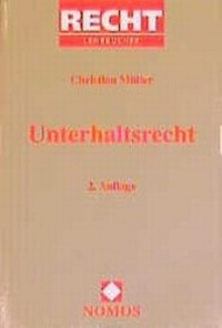Abbildung von: Unterhaltsrecht - Nomos