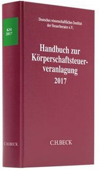 Abbildung von: Handbuch zur Körperschaftsteuerveranlagung 2017: KSt 2017 - C.H.BECK
