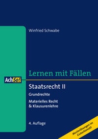 Abbildung von: Staatsrecht II - Boorberg