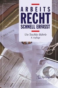 Abbildung von: Arbeitsrecht - Schnell erfasst - Springer