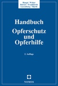 Cover: Handbuch Opferschutz und Opferhilfe - Nomos