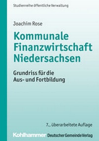 Abbildung von: Kommunale Finanzwirtschaft Niedersachsen - Deutscher Gemeindeverlag