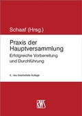 Abbildung von: Praxis der Hauptversammlung - RWS