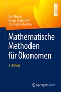 Cover: Mathematische Methoden f&uuml;r &Ouml;konomen - Springer Gabler