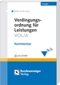 Cover: Verdingungsordnung f&uuml;r Leistungen - VOL/A - Reguvis Fachmedien