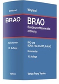 Bild: Bundesrechtsanwaltsordnung: BRAO - Vahlen