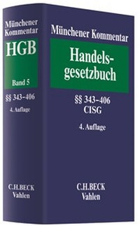 Bild vergrößern Bild: Münchener Kommentar zum Handelsgesetzbuch: HGB Band 5 Viertes Buch Handelsgeschäfte - C.H.BECK