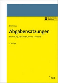 Abbildung von: Abgabensatzungen - NWB