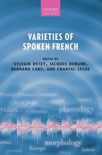 Enlarge image Cover: Varieties of Spoken French - Oxford University Press