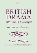 Cover: British Drama 1533-1642: A Catalogue - Oxford University Press