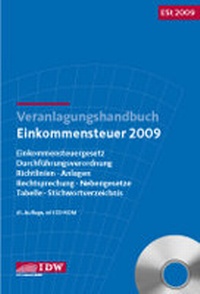 Abbildung von: Veranlagungshandbuch Einkommensteuer 2009 - IDW