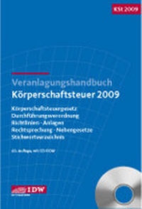 Abbildung von: Veranlagungshandbuch Körperschaftsteuer 2009 - IDW