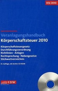 Abbildung von: Veranlagungshandbuch Körperschaftsteuer 2010 - IDW