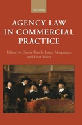 Cover: Agency Law in Commercial Practice - Oxford University Press