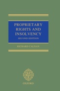 Cover: Proprietary Rights and Insolvency - Oxford University Press