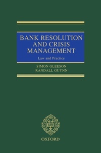 Enlarge image Cover: Bank Resolution and Crisis Management - Oxford University Press