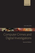 Cover: Computer Crimes and Digital Investigations - Oxford University Press