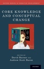 Cover: Core Knowledge and Conceptual Change - Oxford University Press Inc