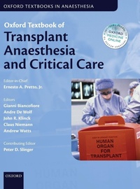 Abbildung von: Oxford Textbook of Transplant Anaesthesia and Critical Care - Oxford University Press