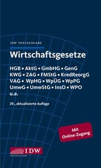 Bild vergrößern Bild: Wirtschaftsgesetze - IDW