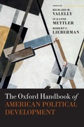 Cover: The Oxford Handbook of American Political Development - Oxford University Press