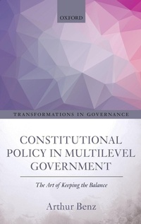 Enlarge image Cover: Constitutional Policy in Multilevel Government - Oxford University Press