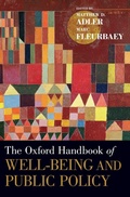 Cover: The Oxford Handbook of Well-Being and Public Policy - Oxford University Press Inc