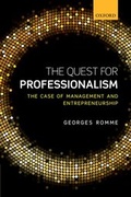 Cover: The Quest for Professionalism - Oxford University Press