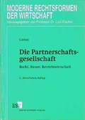 Cover: Die Partnerschaftsgesellschaft - Erich Schmidt Verlag
