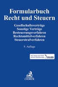 Cover: Formularbuch Recht und Steuern - C.H.BECK