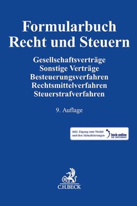 Abbildung von: Formularbuch Recht und Steuern - C.H.BECK