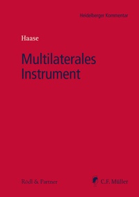 Enlarge image Cover: Multilaterales Instrument - C.F. Müller