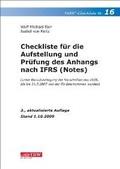 Cover: Checkliste f&uuml;r die Aufstellung und Pr&uuml;fung des Anhangs nach IFRS (Notes) - IDW