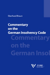 Enlarge image Cover: Commentary on the German Insolvency Code - IDW