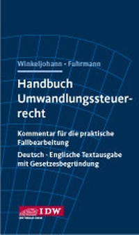 Abbildung von: Handbuch Umwandlungssteuerrecht - IDW